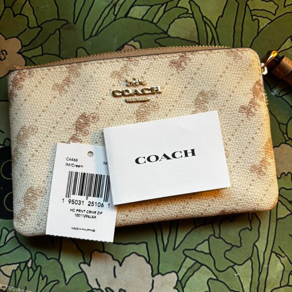 Coach Women's Pink and Cream Wallet-purses - Picture 1 of 3